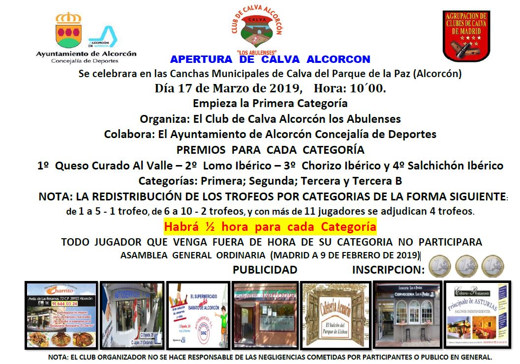 Campeonato Apertura 2019,Alcorcón, 17 de Marzo Image